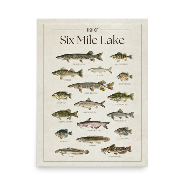Six Mile Lake Print