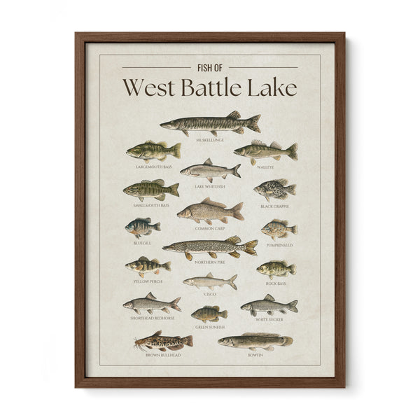 West Battle Lake Print