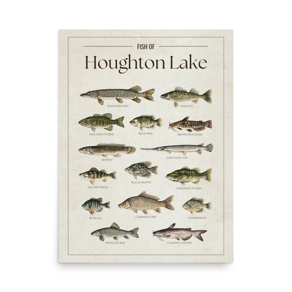 Houghton Lake Print