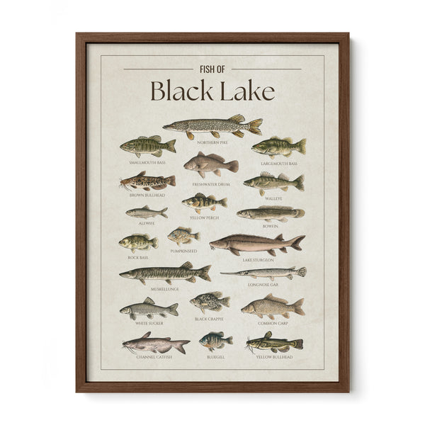 Black Lake Print