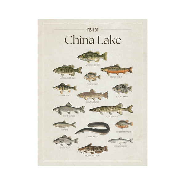China Lake Print