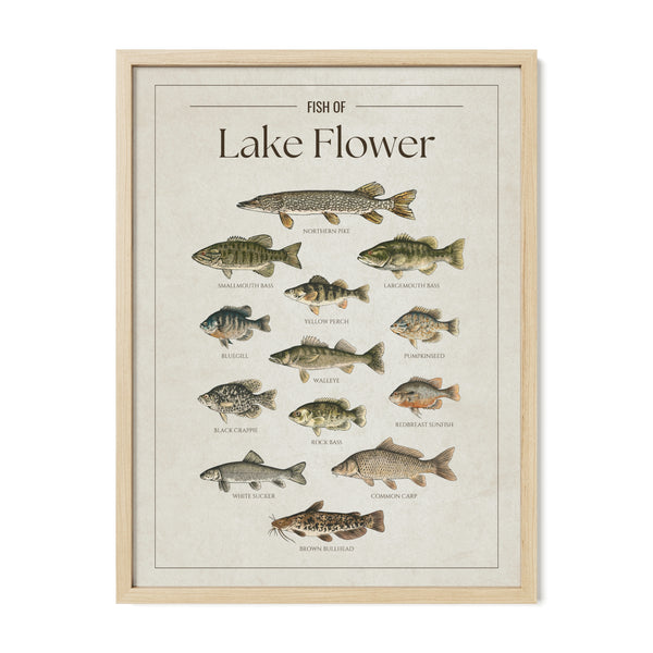 Lake Flower Print