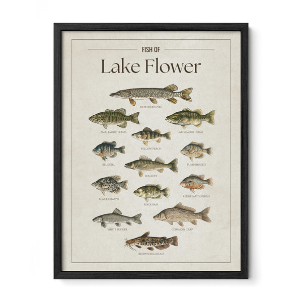 Lake Flower Print