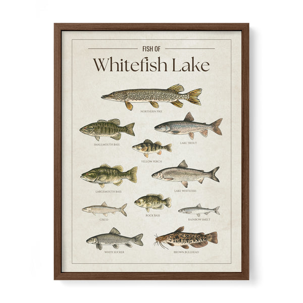 Whitefish Lake Print