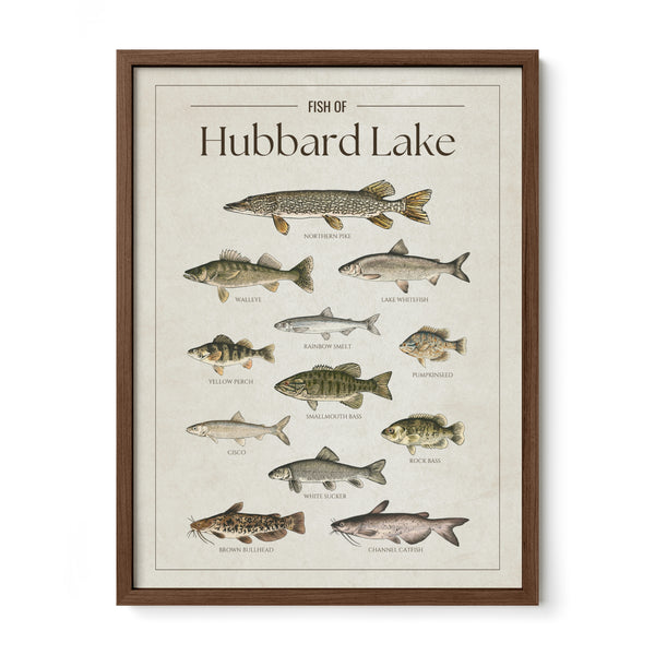 Hubbard Lake Print