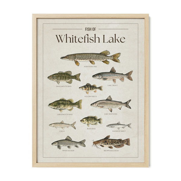 Whitefish Lake Print