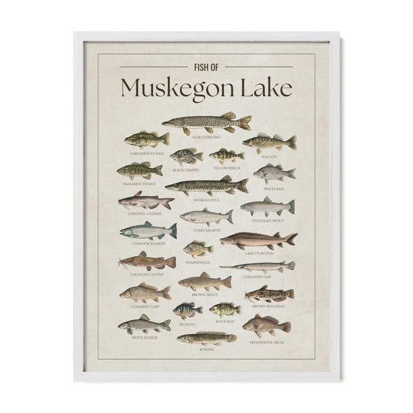 Muskegon Lake Print
