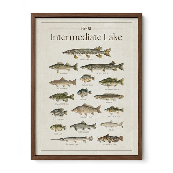 Intermediate Lake Print