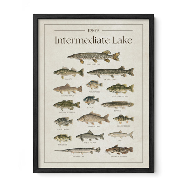 Intermediate Lake Print