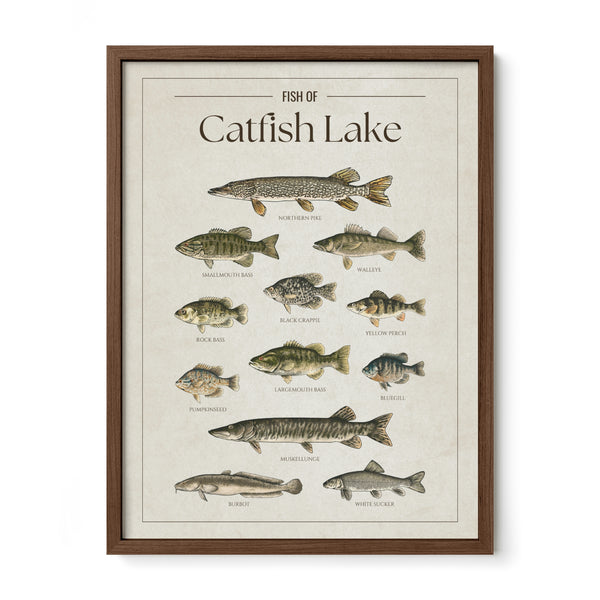 Catfish Lake Print
