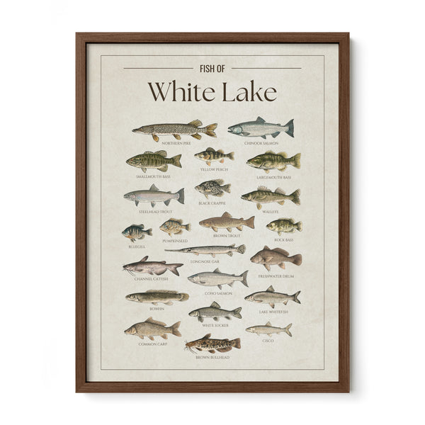 White Lake Print