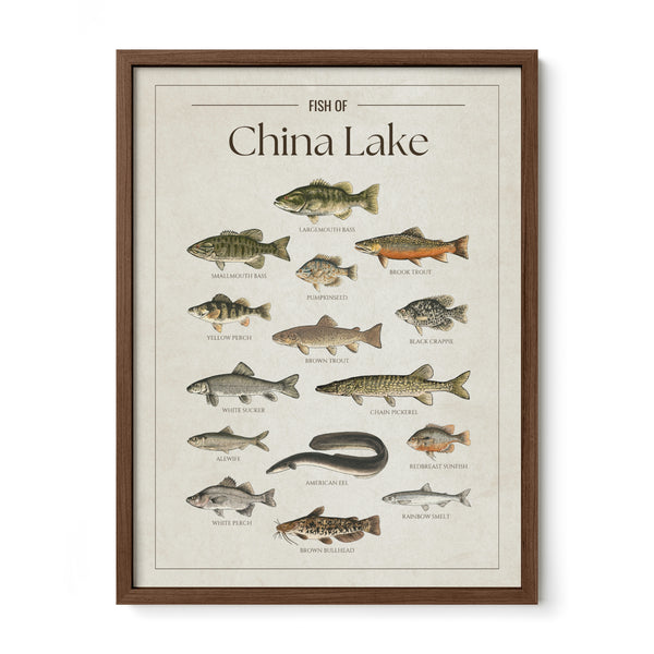 China Lake Print