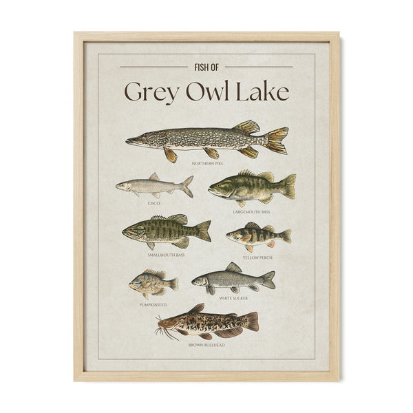 Grey Owl Lake Print