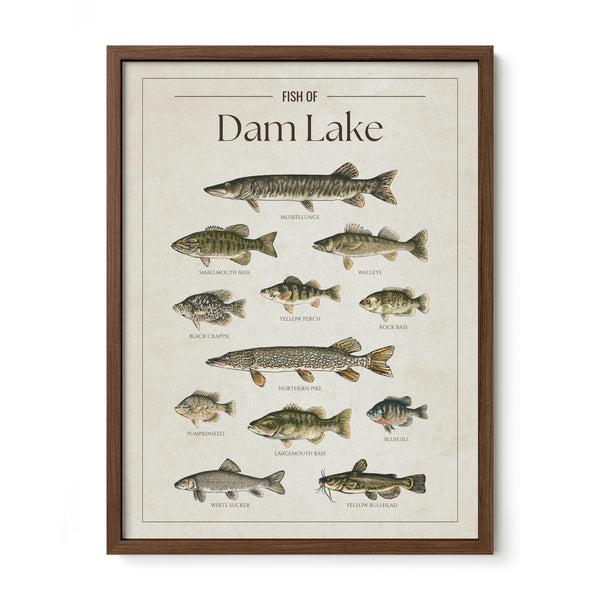 Dam Lake Print