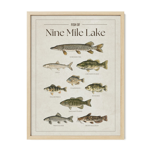 Nine Mile Lake Print