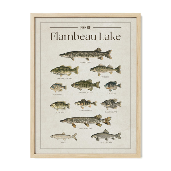 Flambeau Lake Print