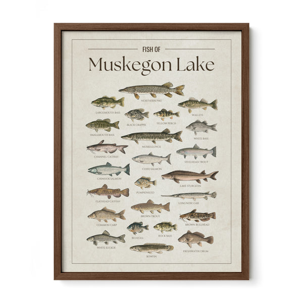 Muskegon Lake Print