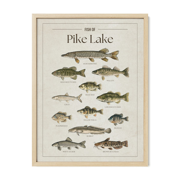 Pike Lake Print