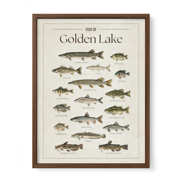 Golden Lake Print