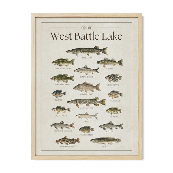 West Battle Lake Print