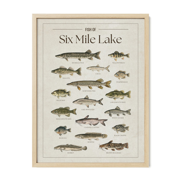 Six Mile Lake Print