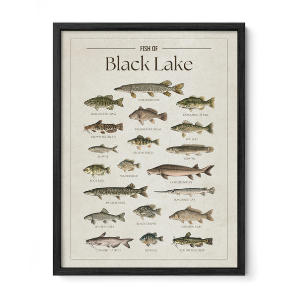 Black Lake Print