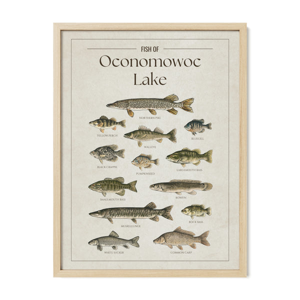 Oconomowoc Lake Print