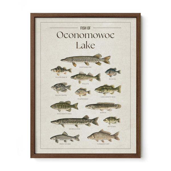Oconomowoc Lake Print