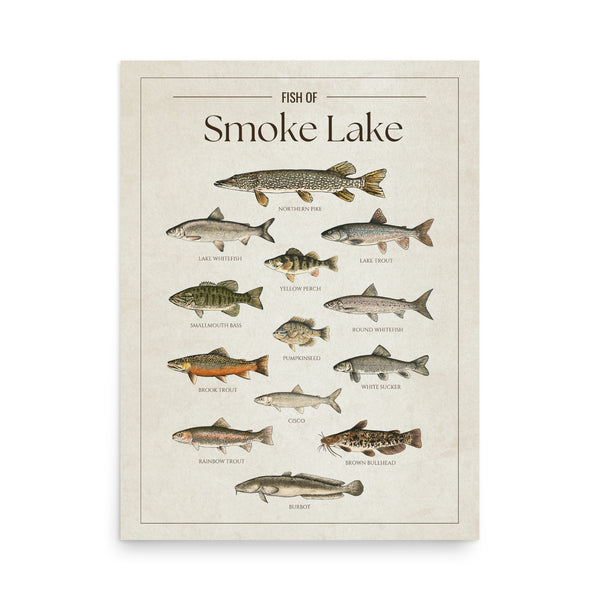 Smoke Lake Print