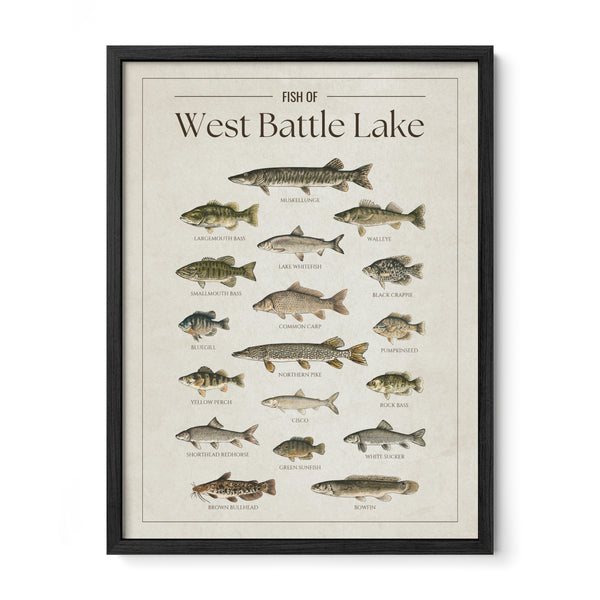 West Battle Lake Print